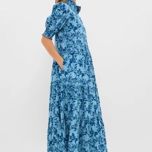 Tuckernuck hyacinth house blue floral maxi